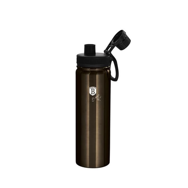 Sportflaska - BERLINGERHAUS - BH-7770 - Rostfritt stål 18/10 - 0,72 l - Metalliskt svart
