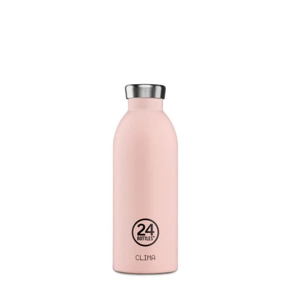 Gourde - 24bottles - Climatflaska 500 ml - Rostfritt stål - Dammrosa - Ekologisk ansvarig