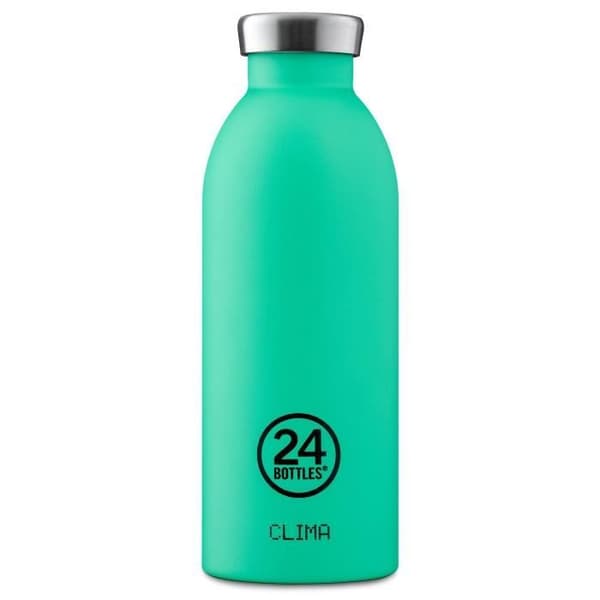 Vattenflaska - 24flaskor - Clima 500 ml - Rostfritt stål - Läcksäker - Kompakt design