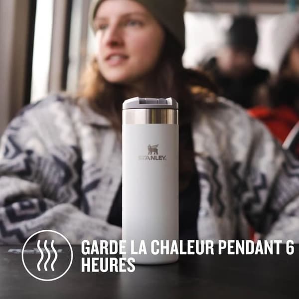 Stanley Aerolight Transit Mug Isothermisk Kaffe 0.47L - Grå Metallisk