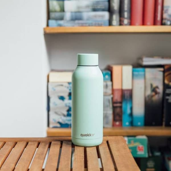 Isolerad flask i rostfritt stål 510 ml (fast mynta) Quokka Solid