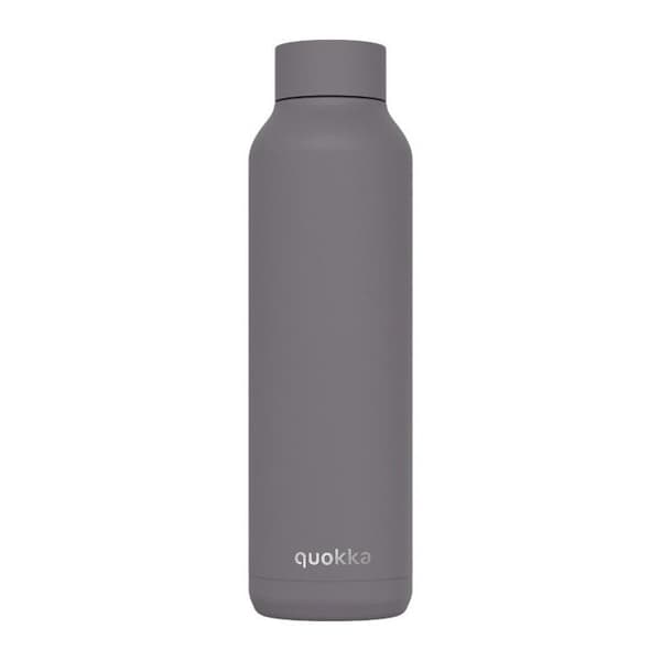 Isolerad flask i rostfritt stål 630 ml (grå) Quokka Solid