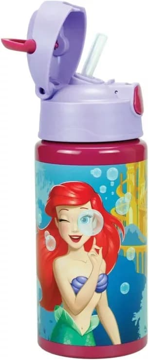 Lilla sjöljungfrun Ariel vattenflaska i aluminium 500ml