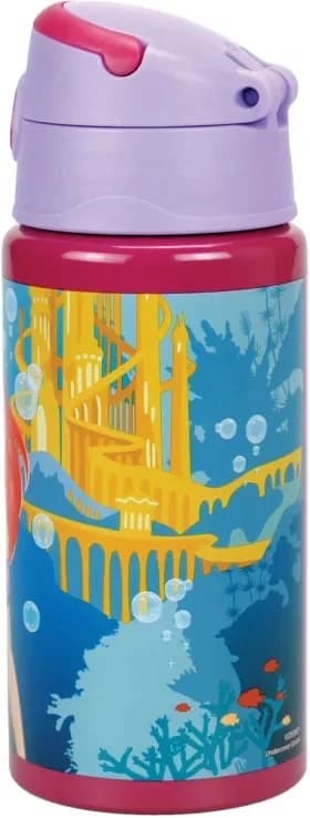 Lilla sjöljungfrun Ariel vattenflaska i aluminium 500ml