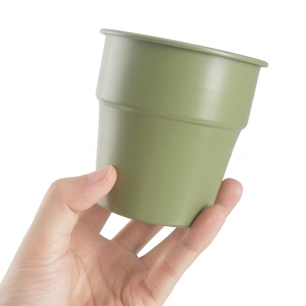 INF Campingölmugg 300ml Enkellager Rostfritt Stål Grön