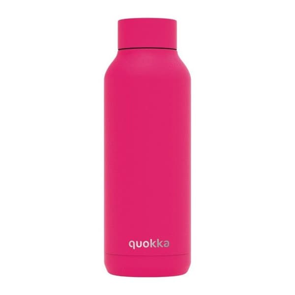 Isolerad flaska i rostfritt stål 510 ml (hallonrosa) Quokka Solid