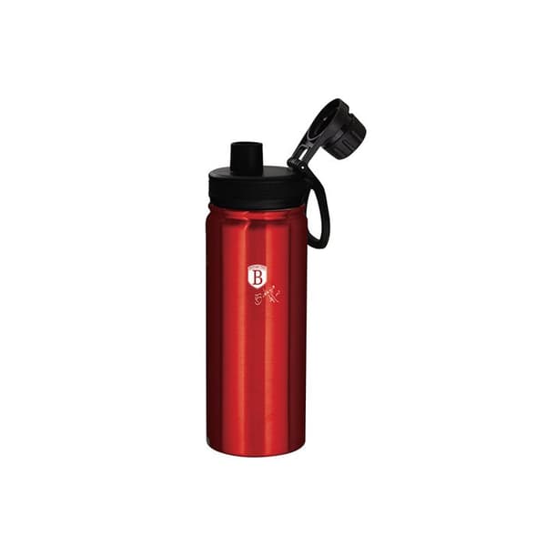 Sportflaska - BERLINGERHAUS - BH-7751 - Rostfritt stål 18/10 - 0,54 l - Metallic Bourgogne