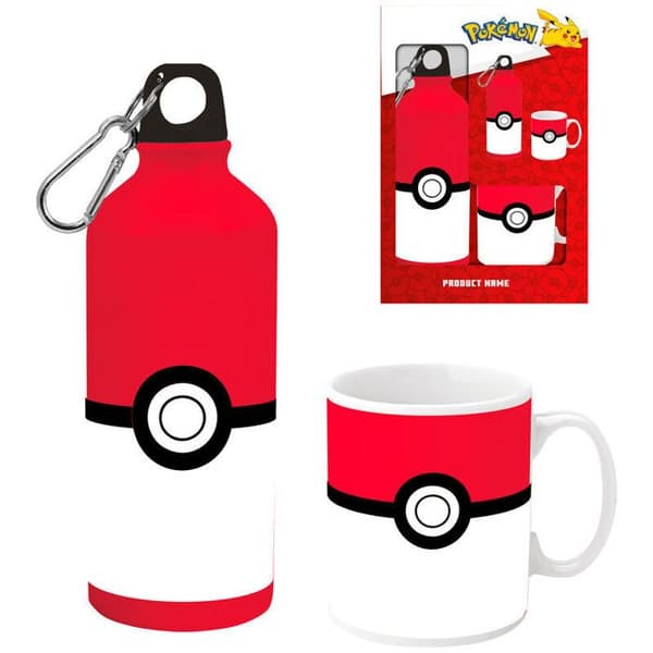 Flaska och kopp - Educa Borras - Pokémon - Aluminium - Keramik - Blandat