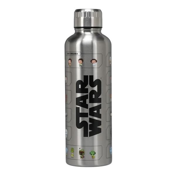 Vattenflaska - PALADONE - Star Wars - Metall - Grå - Unisex