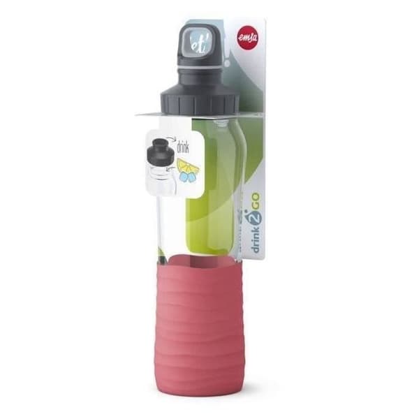 Gourde EMSA 0.7 L rosa Drink2Go Glas