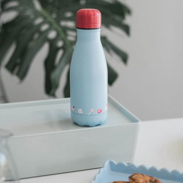 Isolerad Flaska - Grupo erik - Pusheen - Rostfritt Stål - 260ml - Utan BPA