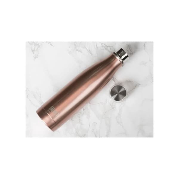 Flaska - FORTUNAT - Rosé - Rostfritt stål 18/8 - Dubbelvägg - 483 ml