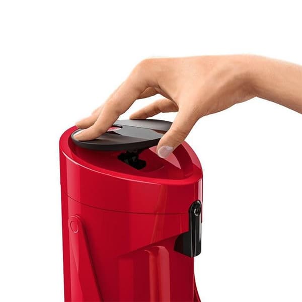 Isolerkanna med pump EMSA PONZA 515708 - Rostfritt stål - Röd - 17 x 16,5 x 39 cm