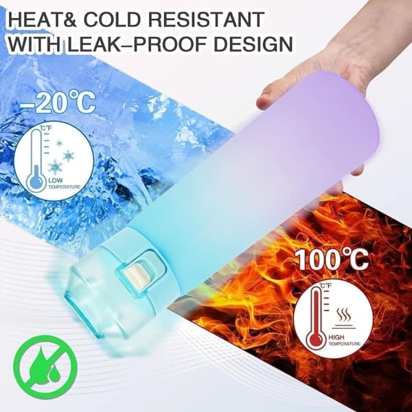 OBOSOE Air-Up Air-Water Pullo 650ml – 7 makukapselia | 0 Sokeri ja tuoksuva | Kaltevuus sininen + Suptube