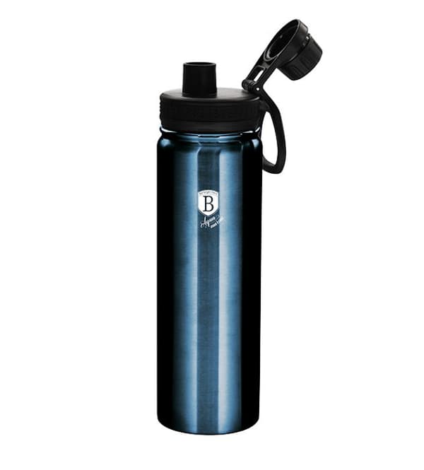 Sportflaska - BERLINGERHAUS - BH-7765 - Rostfritt stål 18/10 - 0,72 l - Aquamarine Metallic Line