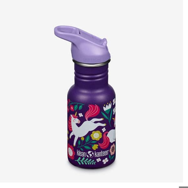 Gourde Inox - KLEAN KANTEEN - 355 ml - Lila - Sportlock - Stänksäker
