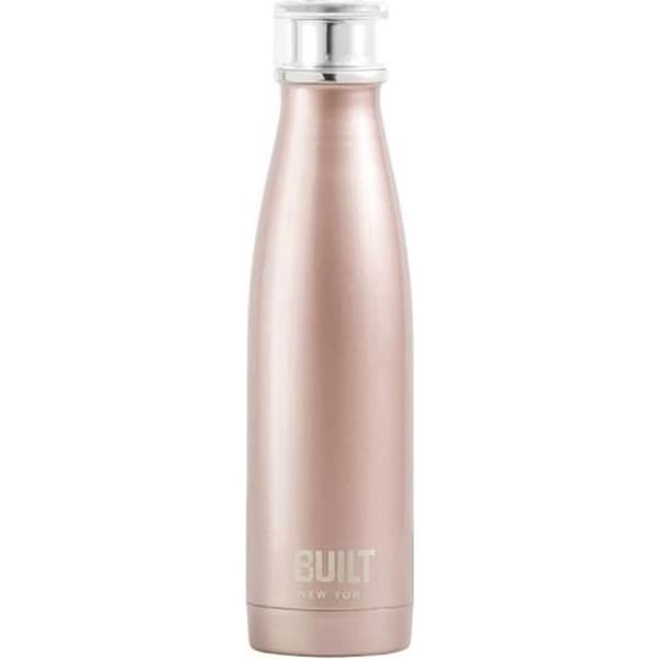 Flaska - FORTUNAT - Rosé - Rostfritt stål 18/8 - Dubbelvägg - 483 ml