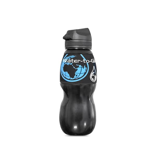 Water-to-Go klassisk filterflaska 75 cl 750 ml svart