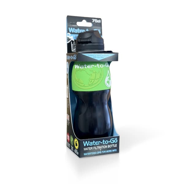 Water-to-Go klassisk filterflaska 75 cl 750 ml grön