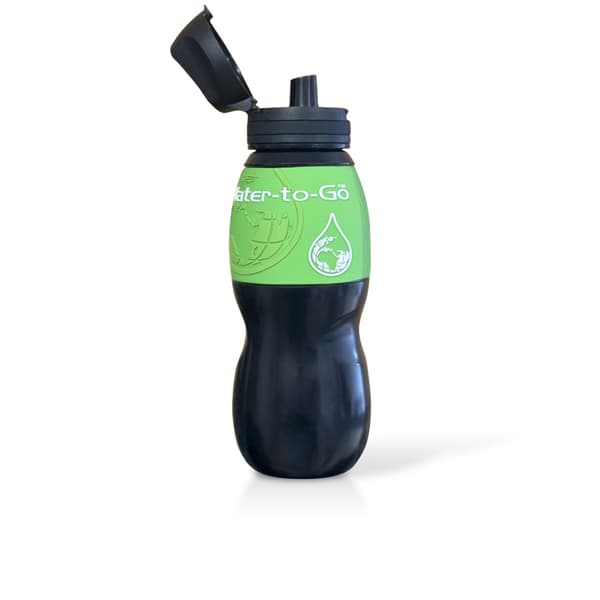 Water-to-Go klassisk filterflaska 75 cl 750 ml grön