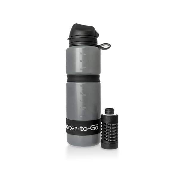 Water-to-Go aktiv filterflaska 75 cl 750 ml svart