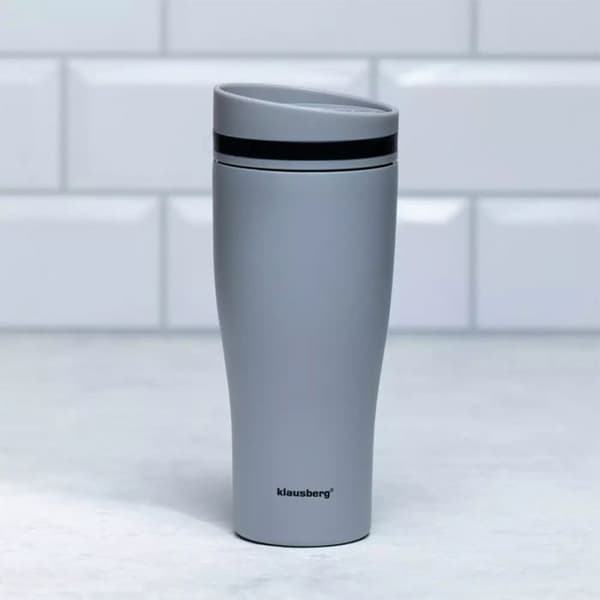 Muggtermos - KLAUSBERG - KB-7618 - Rostfritt stål - 380 ml - Dubbelvägg