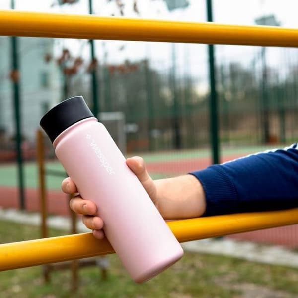 Termosflaska - WESSPER - ActiveMax Steeline - Rostfritt stål - 500ml - Rosa