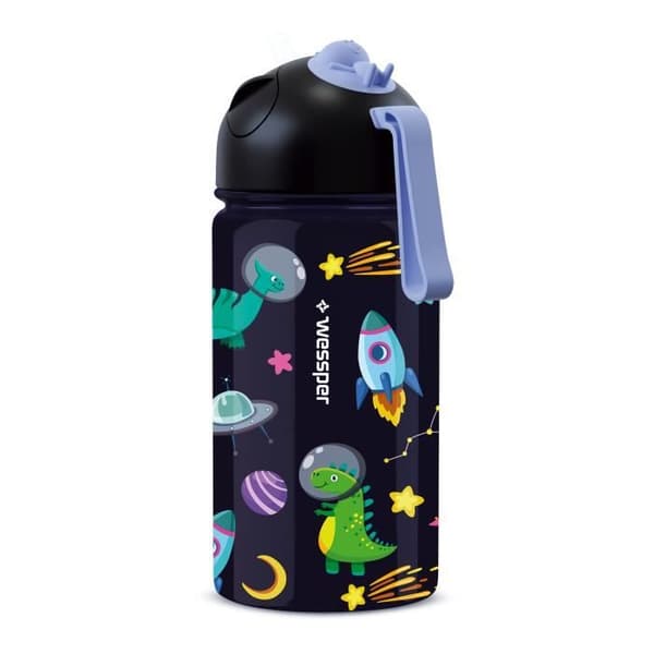 Barnflaska - WESSPER - ACTIVEMAX KIDS - Rostfritt stål - 0,41 L - Utan BPA