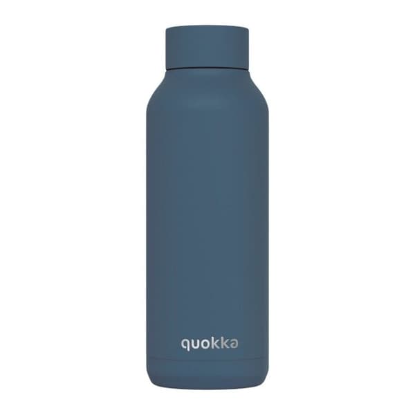 Isolerad flaska i rostfritt stål 510 ml (blå sten) Quokka Solid