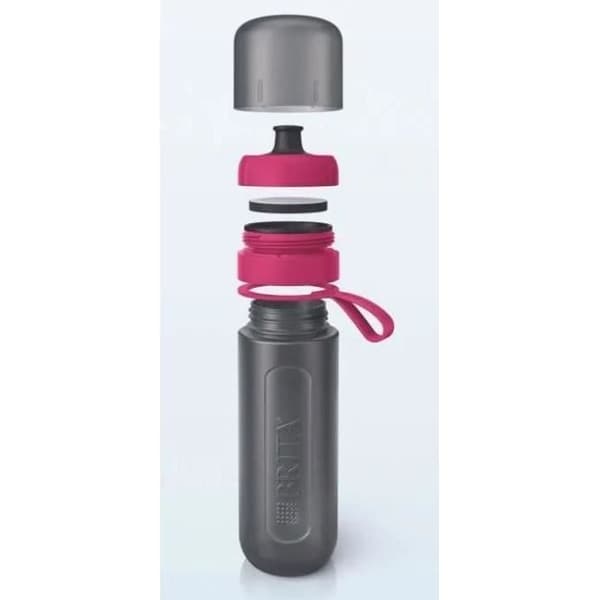 Filterflaska - BRITA - Aktiv - 0,6L - MicroDisc-filter - Rosa färg