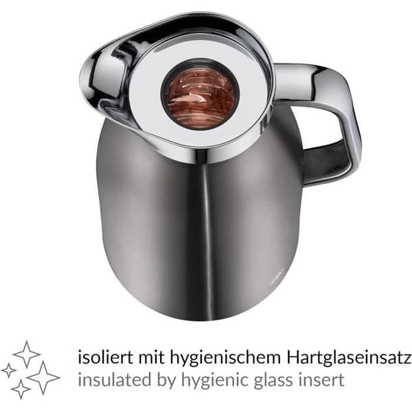 Isolerad Tekanna - ALFI - Skyline 1321.234.150 - Rostfritt Stål - Härdat Glas - 1,5 l