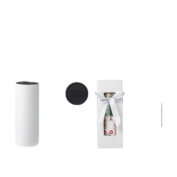 Raka sublimeringsmuggar, livsmedelsklassat rostfritt stål, enkel anpassning,16PCs 20oz, 501-600ml