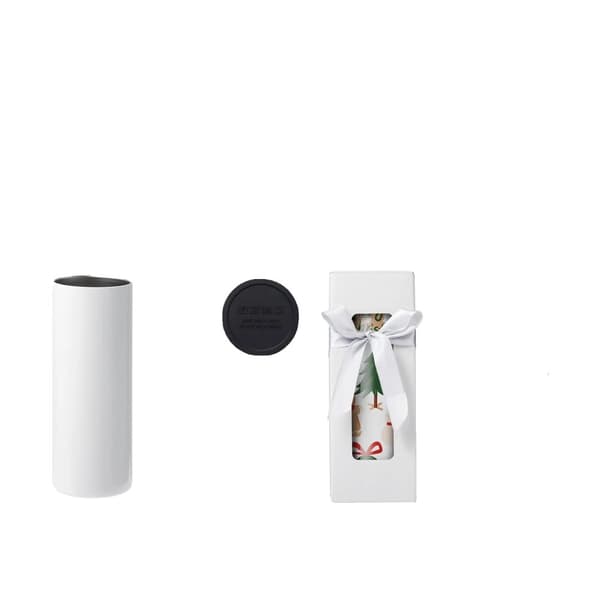 Straight Sublimation Tumblere, Fødevaregodkendt Rustfrit Stål, Nem Tilpasning,501-600ml, 24PCs 20oz