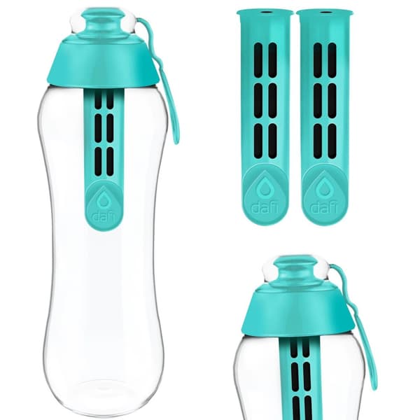 Dafi mint vattenfilterflaska 0,7l + 2 filter