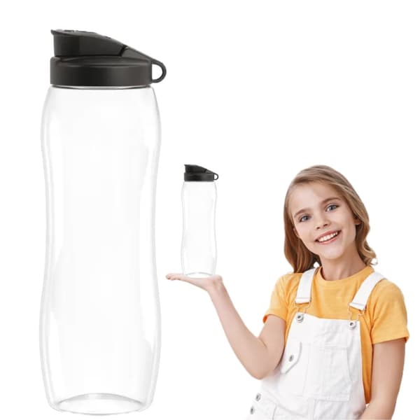 Dafi vattenflaska svart 0,6l