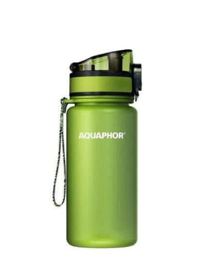 Vihreä suodatinpullo + 1 vesisuodatinpatruuna 0,35 l AQUAPHOR