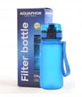 Pikkukuva 2 / 2: AQUAPHOR-suodatinpullo + 1 vesisuodatinpatruuna 0,35 l sininen