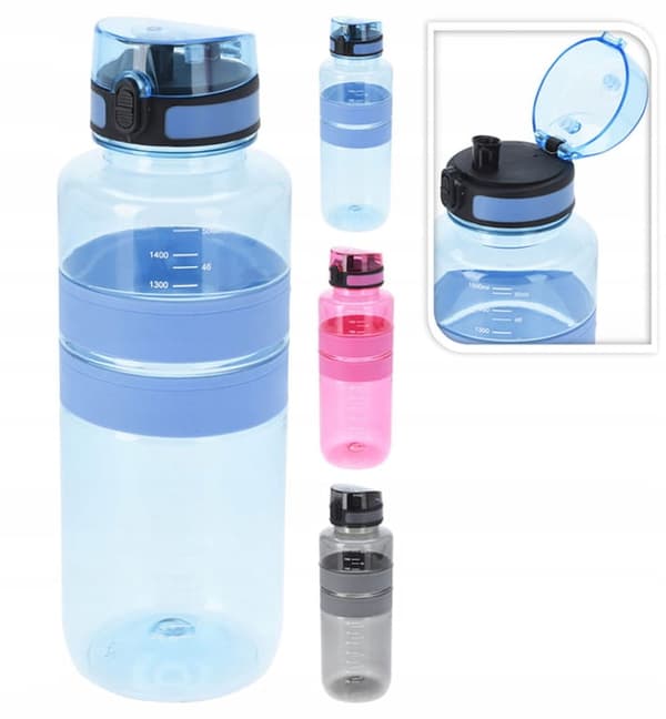 Plastikflaske 1,5L - funktionel vandflaske
