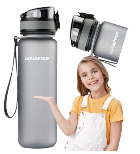 Aquaphor 0,5l gråvattenfilterflaska + 1 filter