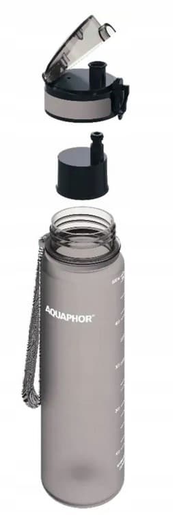 Aquaphor 0,5 l violetti vesipullo suodatin + 1 suodatin