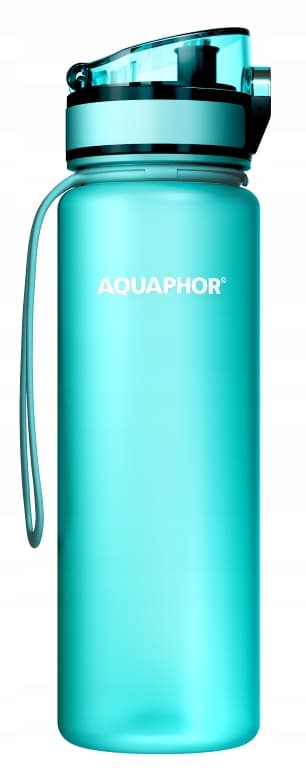Aquaphor 0,5 l mintunvihreä vesisuodatinpullo + 1 suodatin