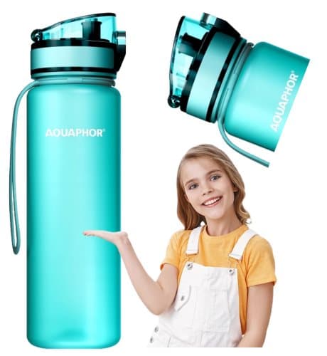 Aquaphor 0,5 l mintunvihreä vesisuodatinpullo + 1 suodatin
