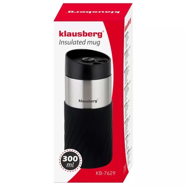 Muggtermos - KLAUSBERG - KB-7629 - 300 ml - Rostfritt stål - Dubbelvägg