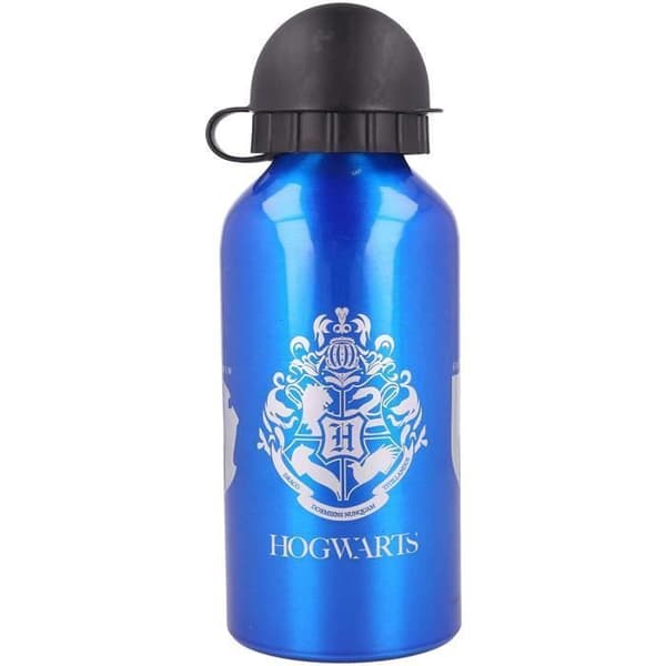Harry Potter vattenflaska 400 ml blå aluminium