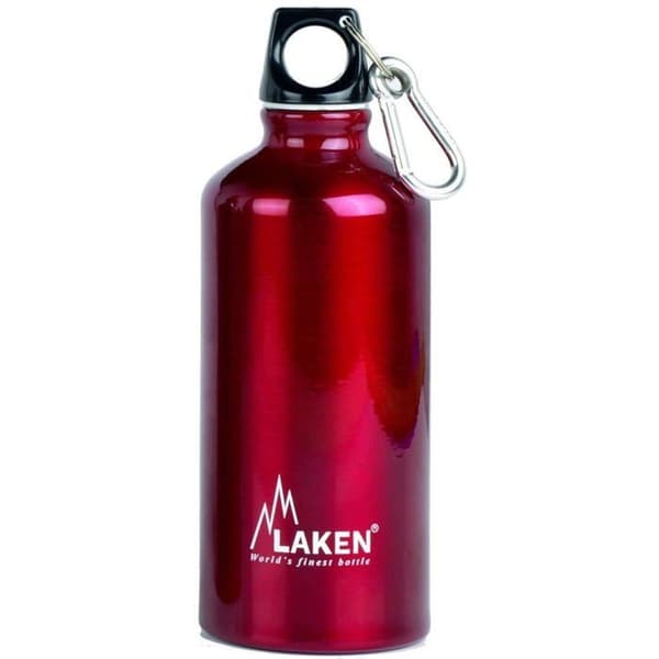 Vattenflaska - Laken - Futura - 0,6L - Aluminium - Röd