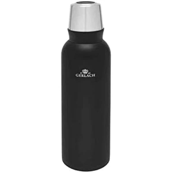 Thermos - GERLACH - Assist 1.0l - Rostfritt stål - Dubbelvägg - Kopp ingår