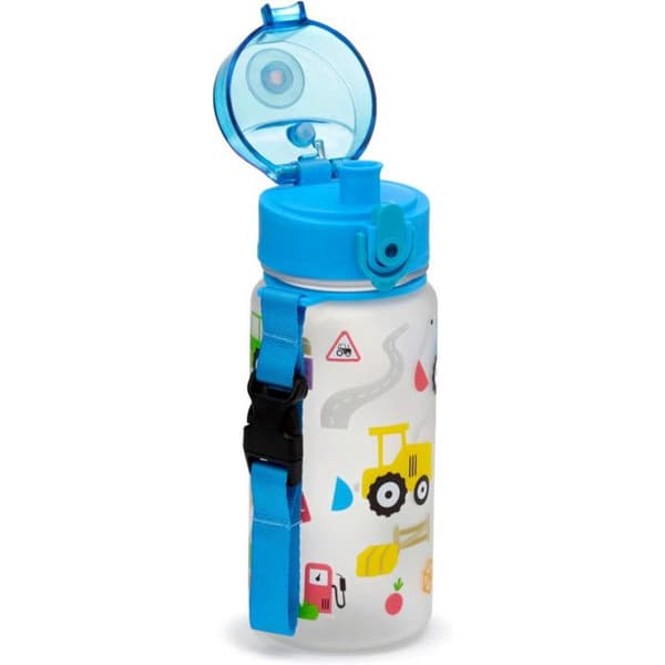 Gourde Barnbarn - Puckator - Små Traktorer - 350 ml - Förstärkt Plast - Tryckknapp Lock