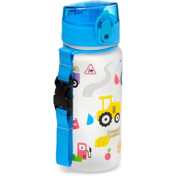 Gourde Barnbarn - Puckator - Små Traktorer - 350 ml - Förstärkt Plast - Tryckknapp Lock