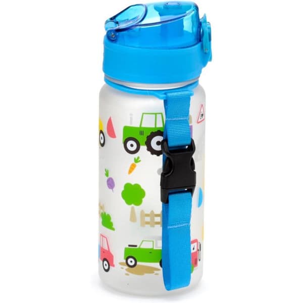 Gourde Barnbarn - Puckator - Små Traktorer - 350 ml - Förstärkt Plast - Tryckknapp Lock