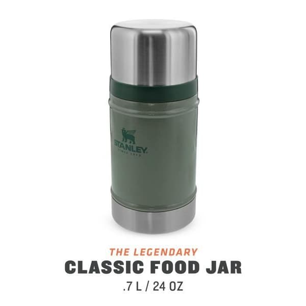Klassisk legendarisk matburk - 0,7L / 24OZ - Hammertone Green - Stanley